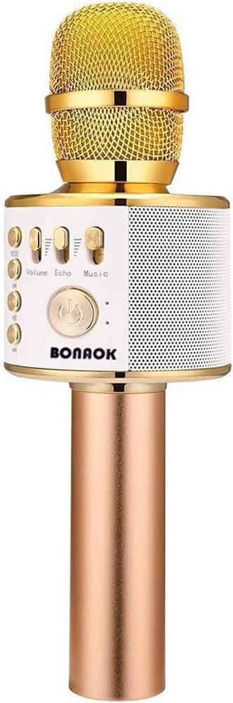 Multi-Functional Karaoke Microphone for Smartphones - Bluetooth & Wired Options