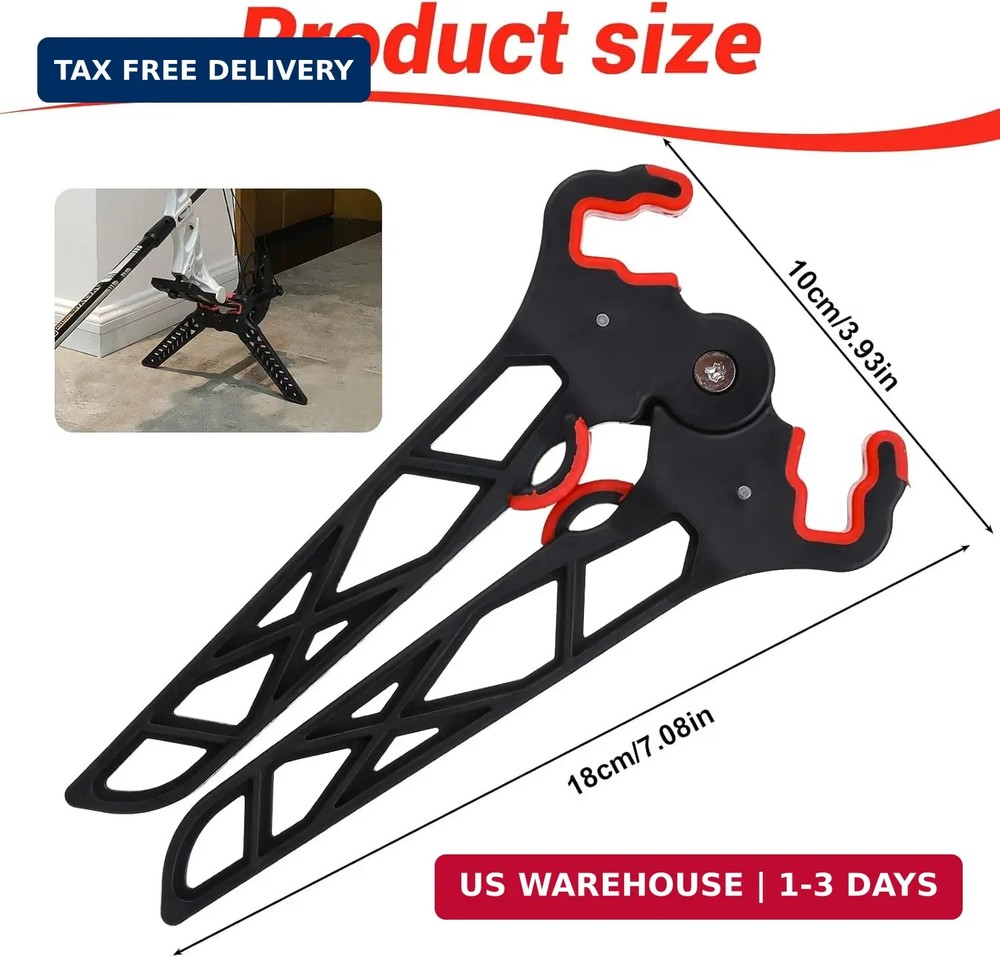 Folding Bow Stabilizer Stand with Removable Bipod for Bowhunting Accessories