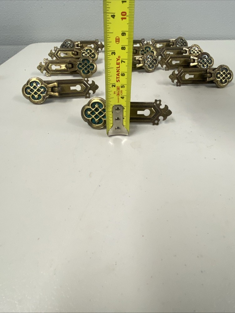 Draw Cabinet Metal 4" drop Handle Bundle X 12 used @E