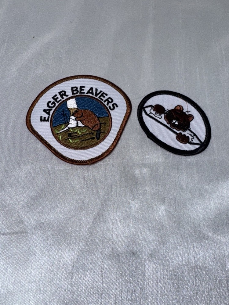 Eager Beaver Patch and Another Beaver Pathfinder Patch Lot 2