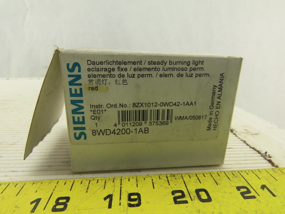 Siemens 8WD4200-1AB Stack Light Element Red