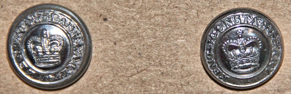 SET OF 14 ORIGINAL BRITISH KENT CONSTABULARY UNIFORM BUTTONS