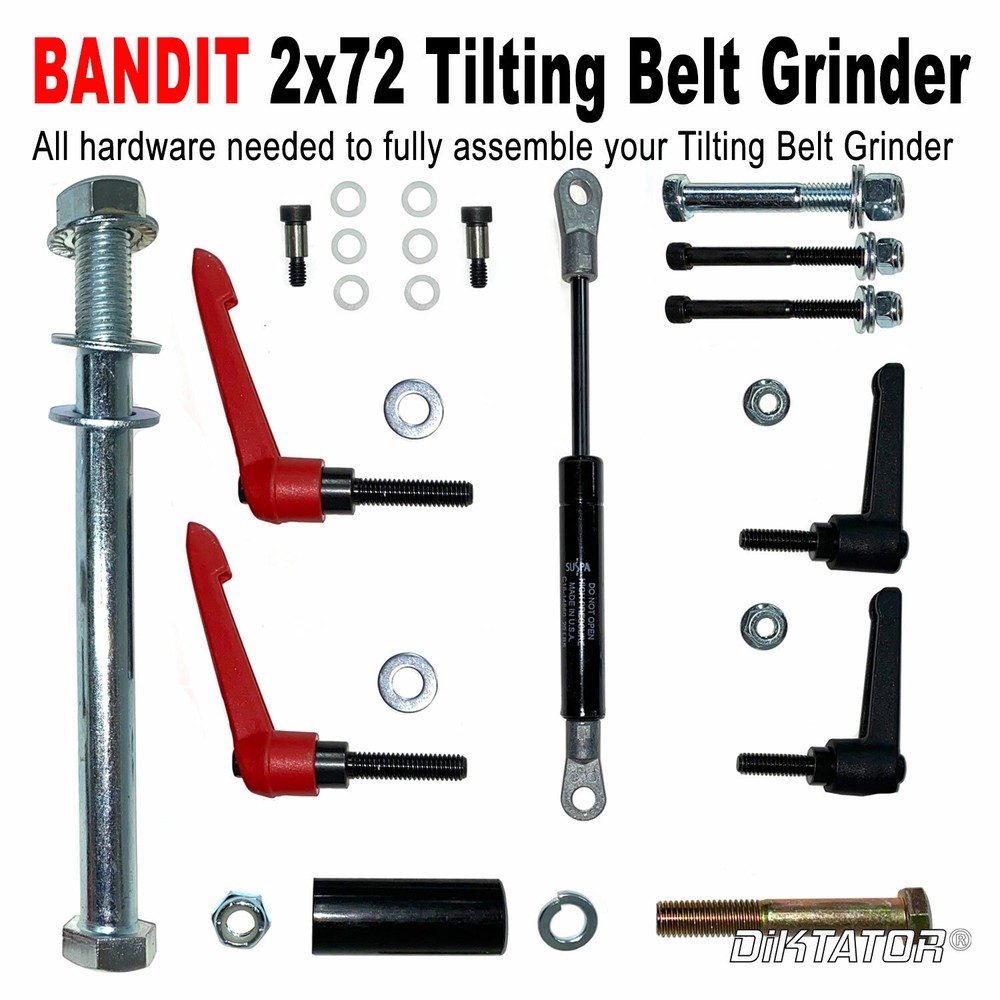 2x72 Diktator Bandit belt grinder fastener kit