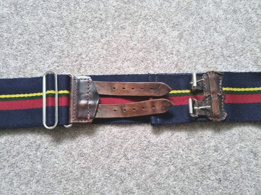 Original British Royal Marines Stable Belt Real Leather Strap
