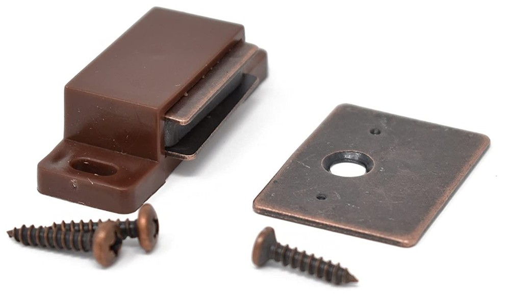 MPJ Single Magnetic Catches Brown/Antique Copper Retail Pack (2)