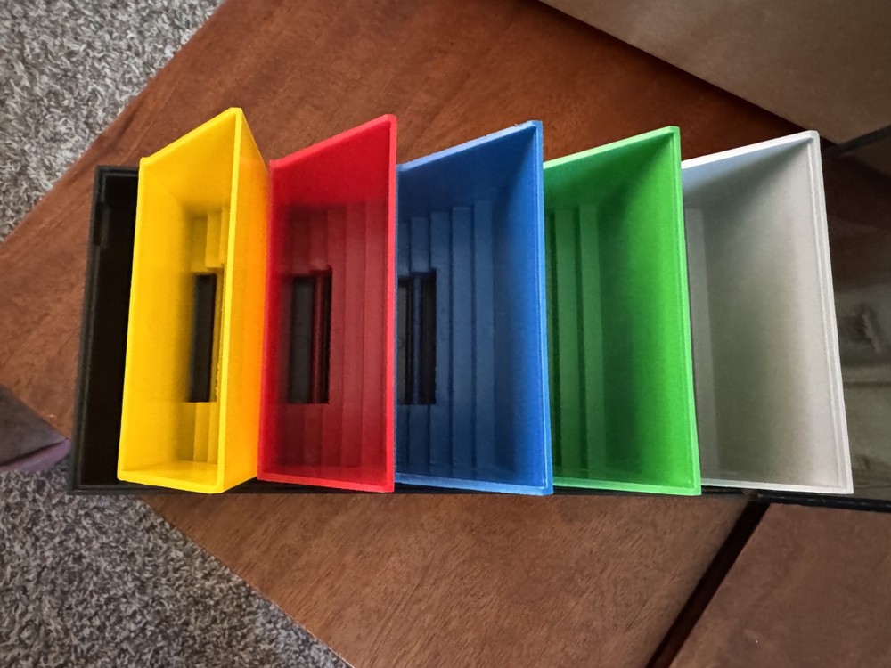 25 disc EMPTY 3.5 inch floppy disk storage case