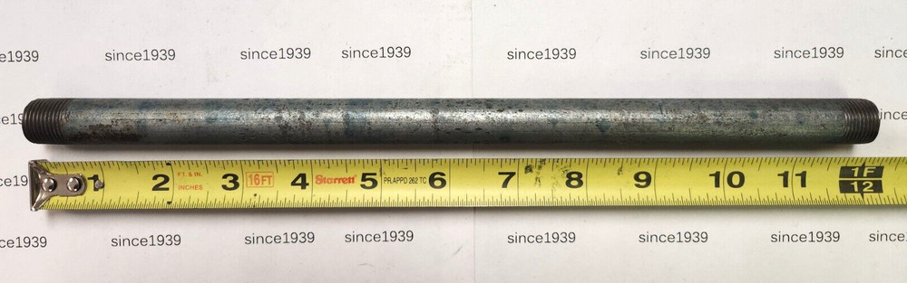 3/8" x 12" Galvanized Nipple Schedule 40