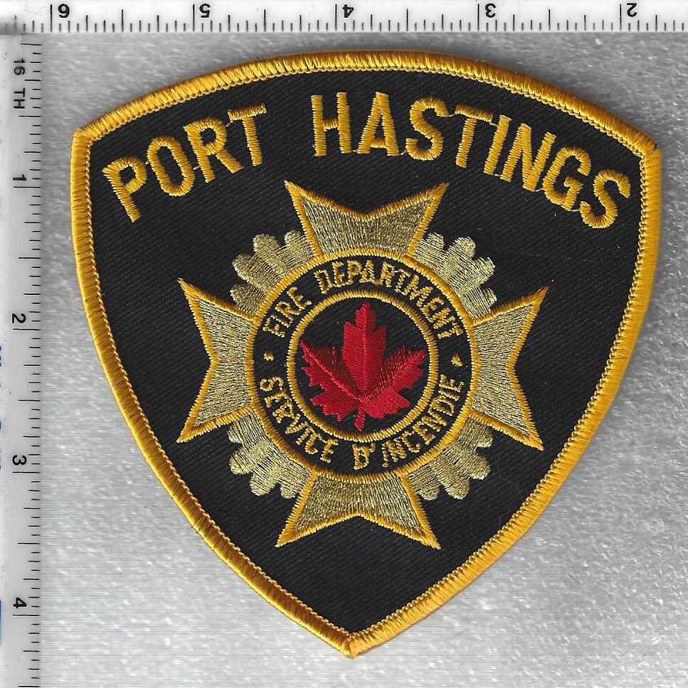 Port Hastings Fire Department  (Nova Scotia, Canada)  Shoulder Patch