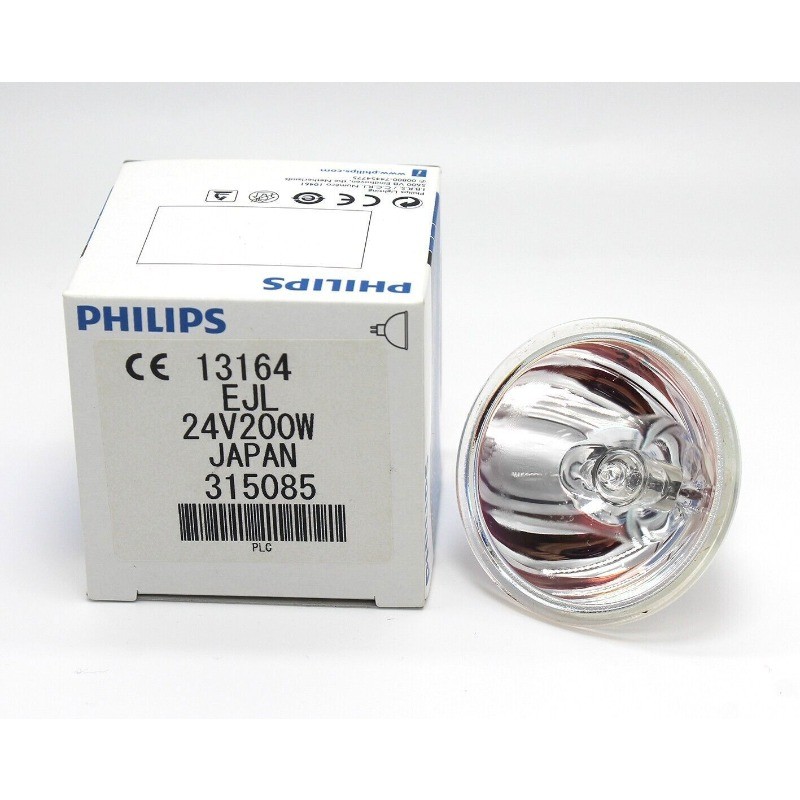 PHILIPS 13164 EJL 24V200W GX5.3 Microscope Halogen light Projector Lamp