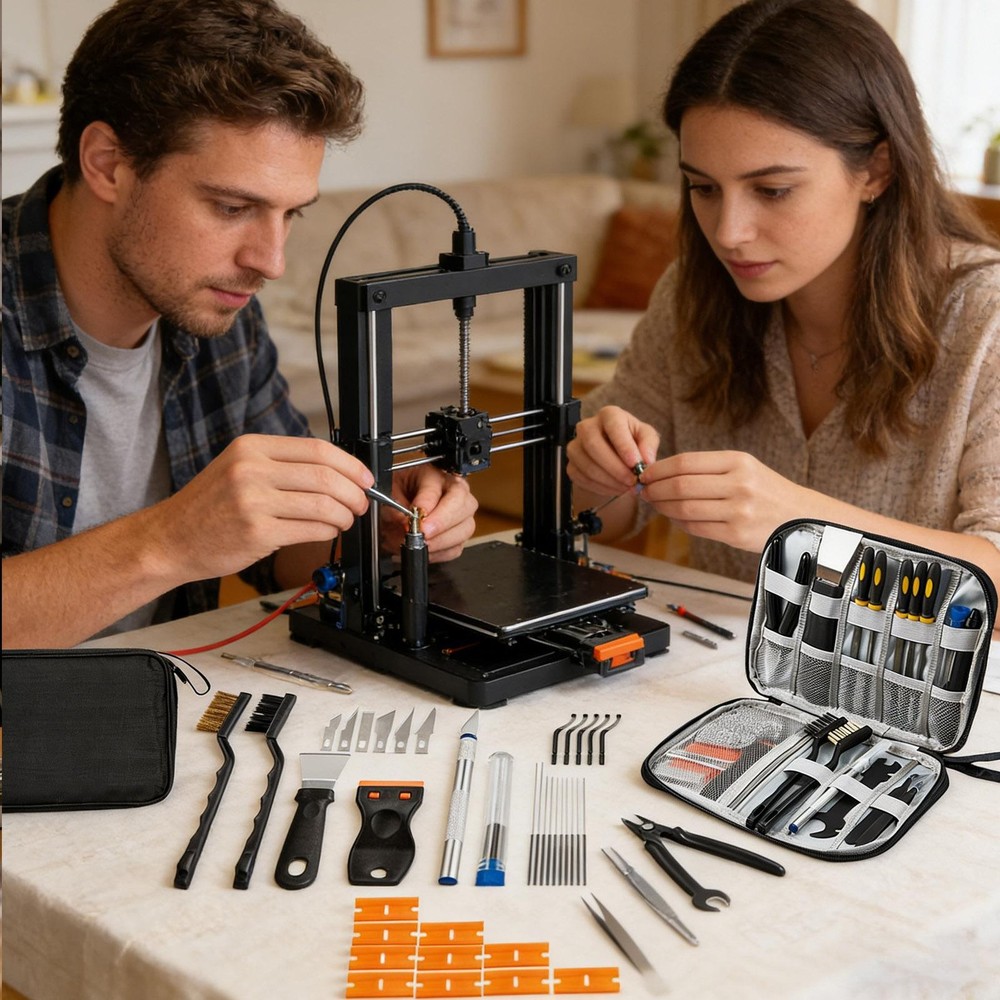 3D Printer Accessories Precision Non Slip Nozzle Maintenance Scraper