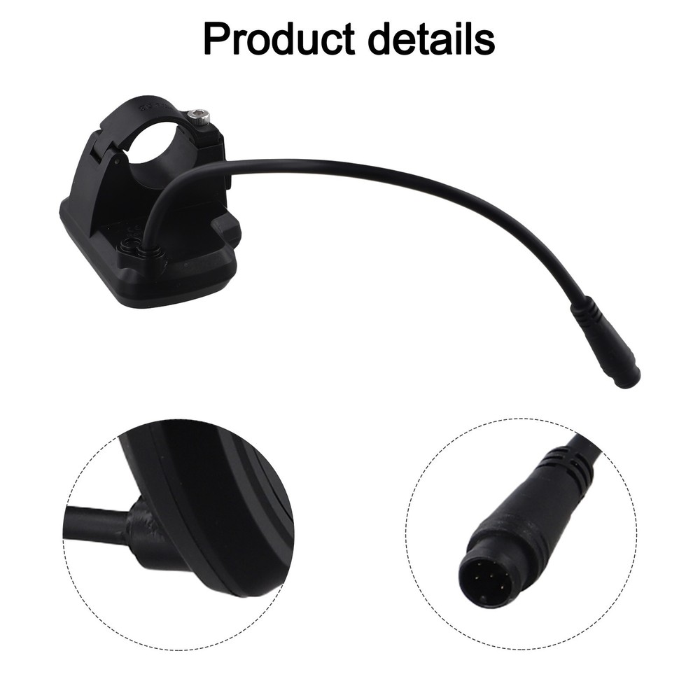 6 Pins Waterproof LCD Display for E Bikes Compatible with Multiple Voltages