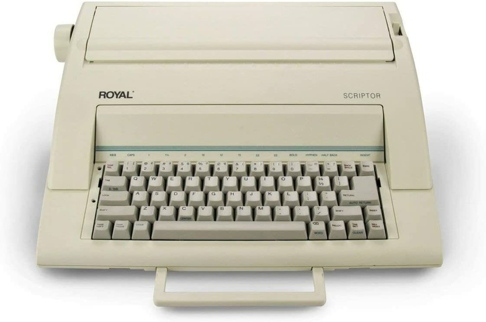 Royal 69149V Scriptor 9" 45-Key Typewriter
