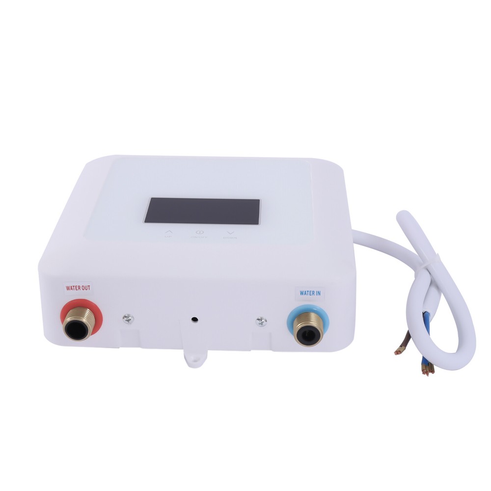 110V 5500W Tankless Hot Water Instant Heater Electric Shower Kitchen Boiler Bath