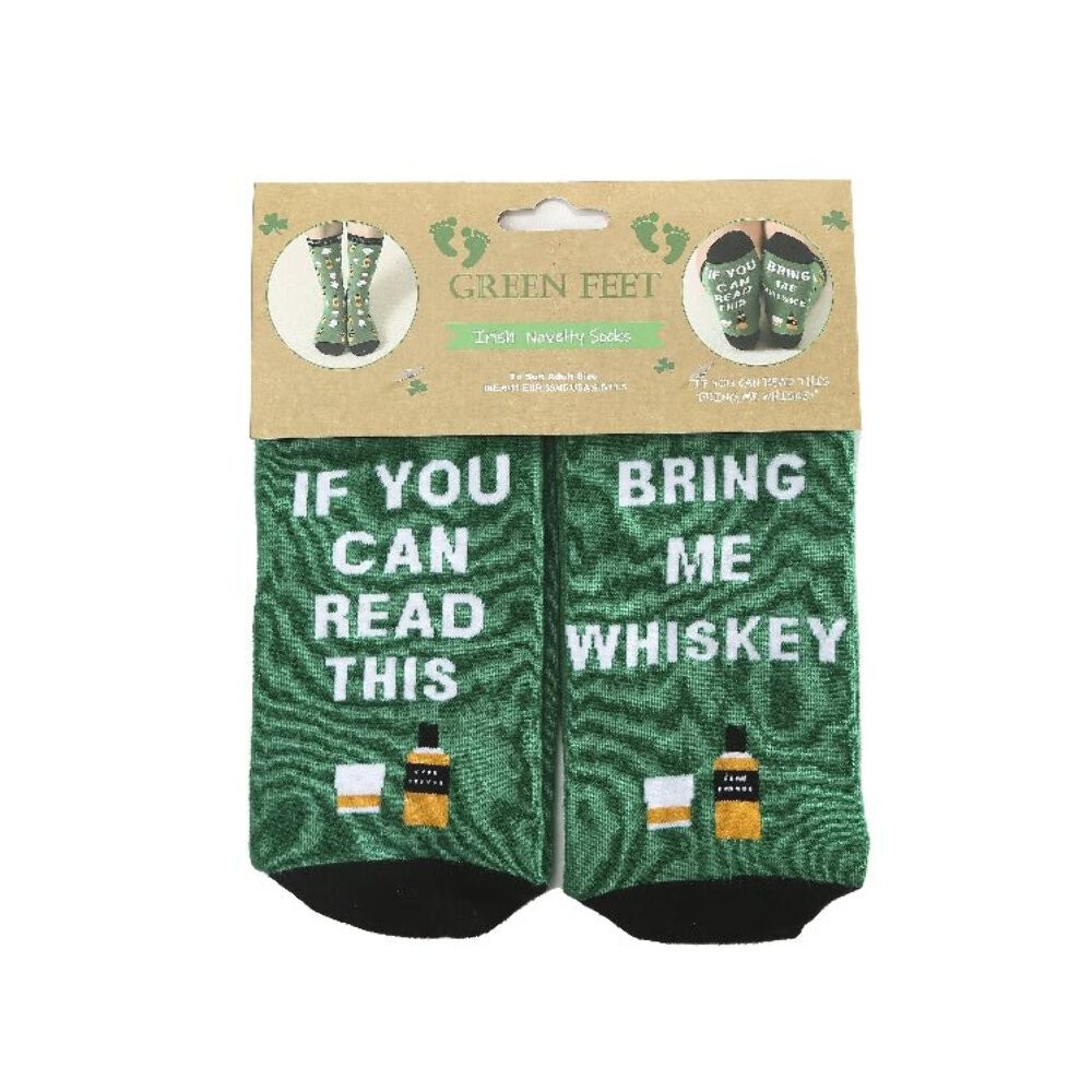 Bring Me Whiskey Novelty Socks