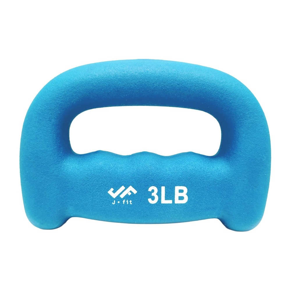 Neoprene D-Grip Dumbbell Weight, 3LB, 3 Pound