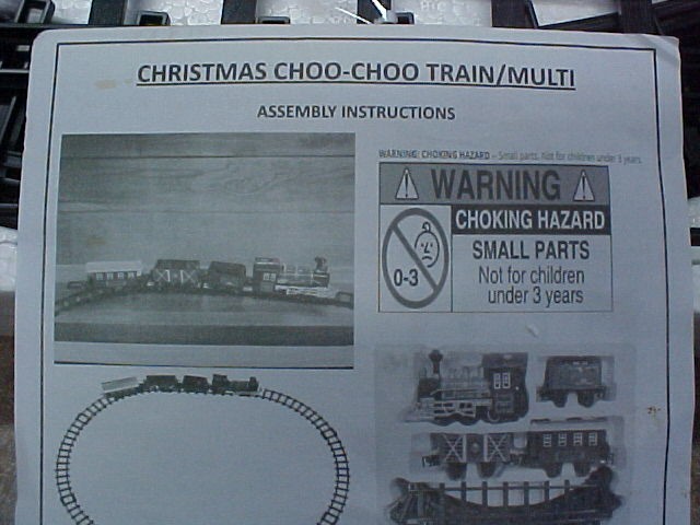 Christmas Choo-Choo Train / Multi Set - Battery Operated