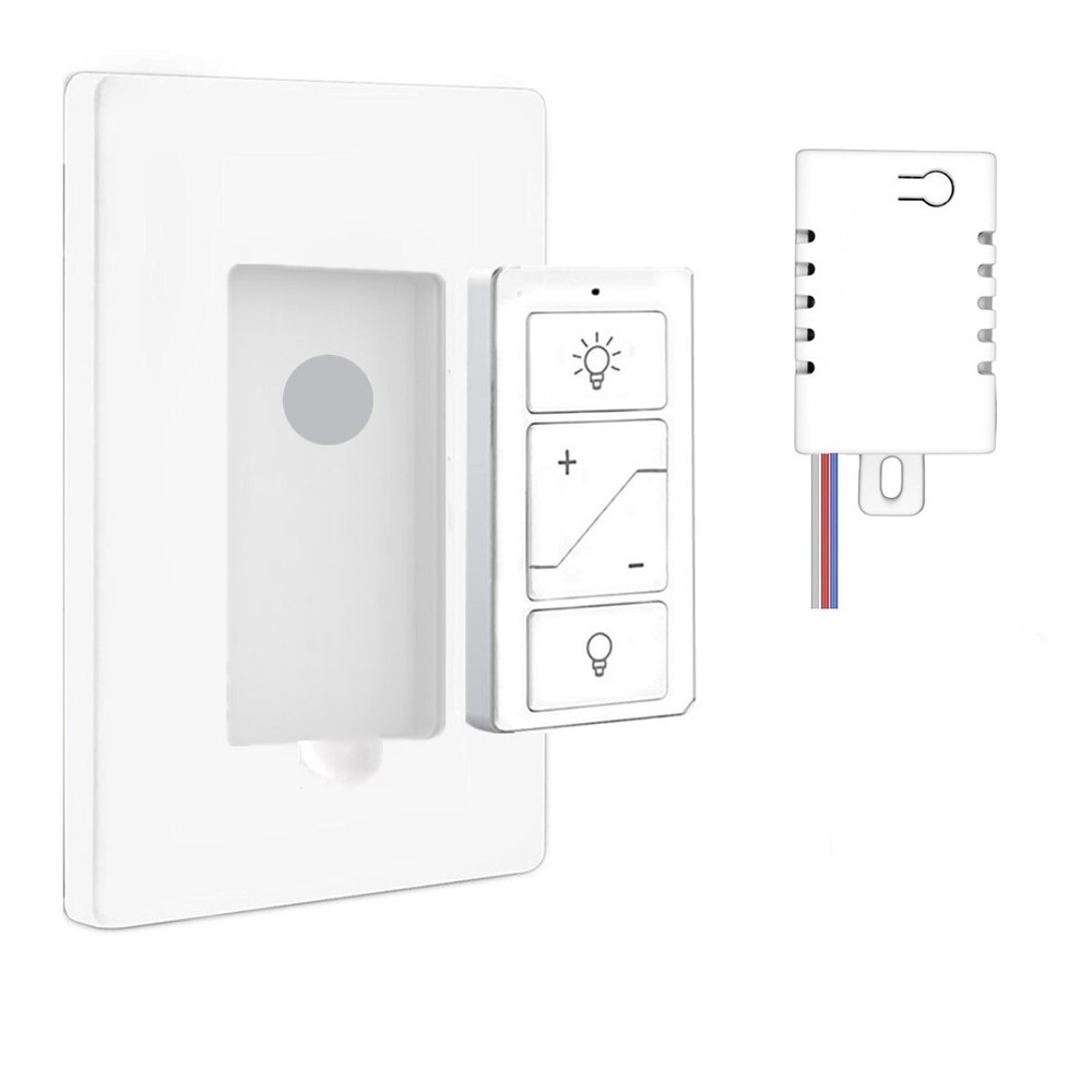 Smart Wireless Dimmer  Switch and Receiver Kit, NO Wiring, Work with Alexa Only