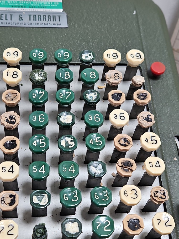 Vintage Comptometer Felt & Tarrant Needs Restoration