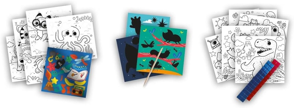 SES Creative 00115 Activity book metallic 3 in 1