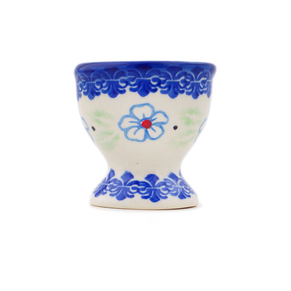 Polish Pottery Egg Holder 2" Sweet Day