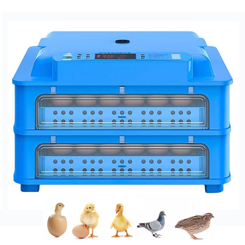 56- 320Pcs Eggs Automatic Digital Incubator Chicken Hatcher Temperature Control