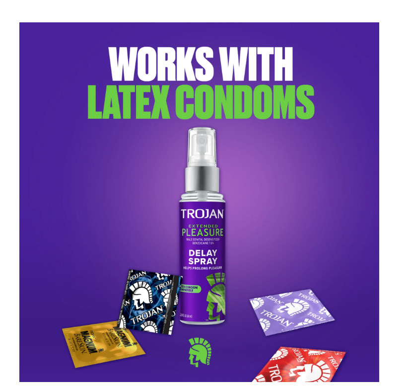 Extended Pleasure Delay Spray for Men, 2.0 Fl Oz.
