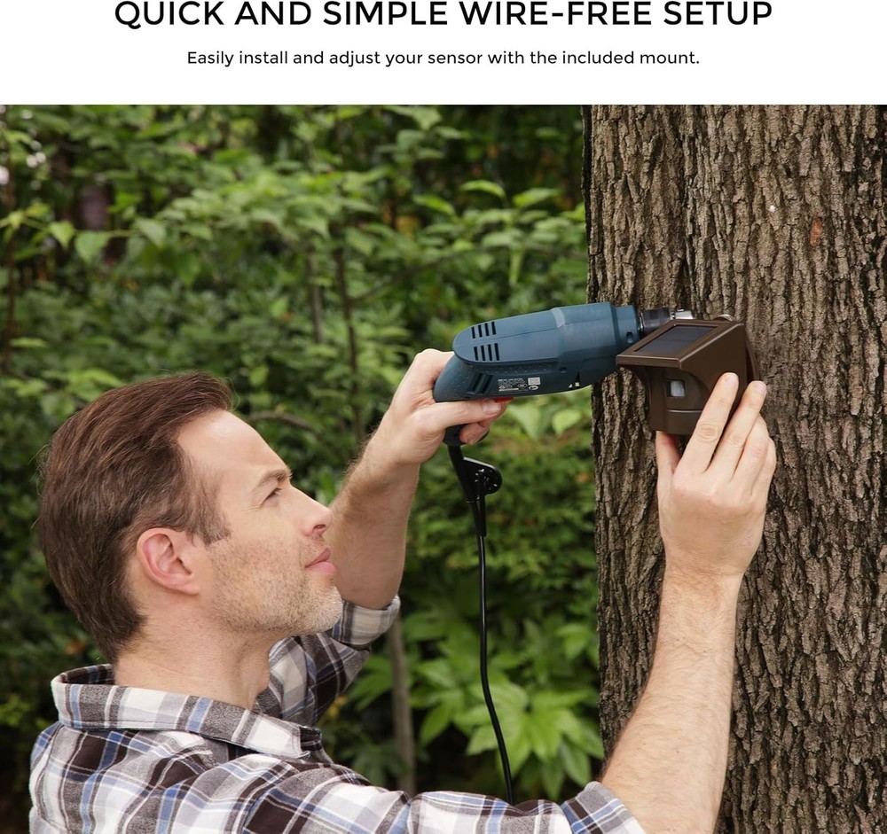 Outdoor Motion Sensor Alarm - Weatherproof Security