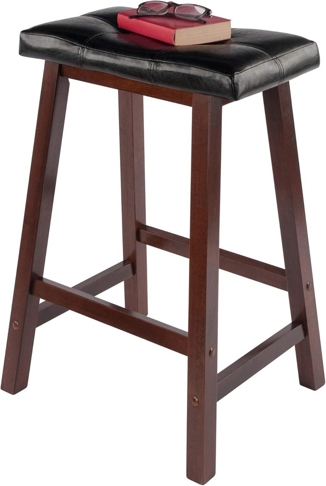 NEW Mona Stool, 24", Antique Walnut