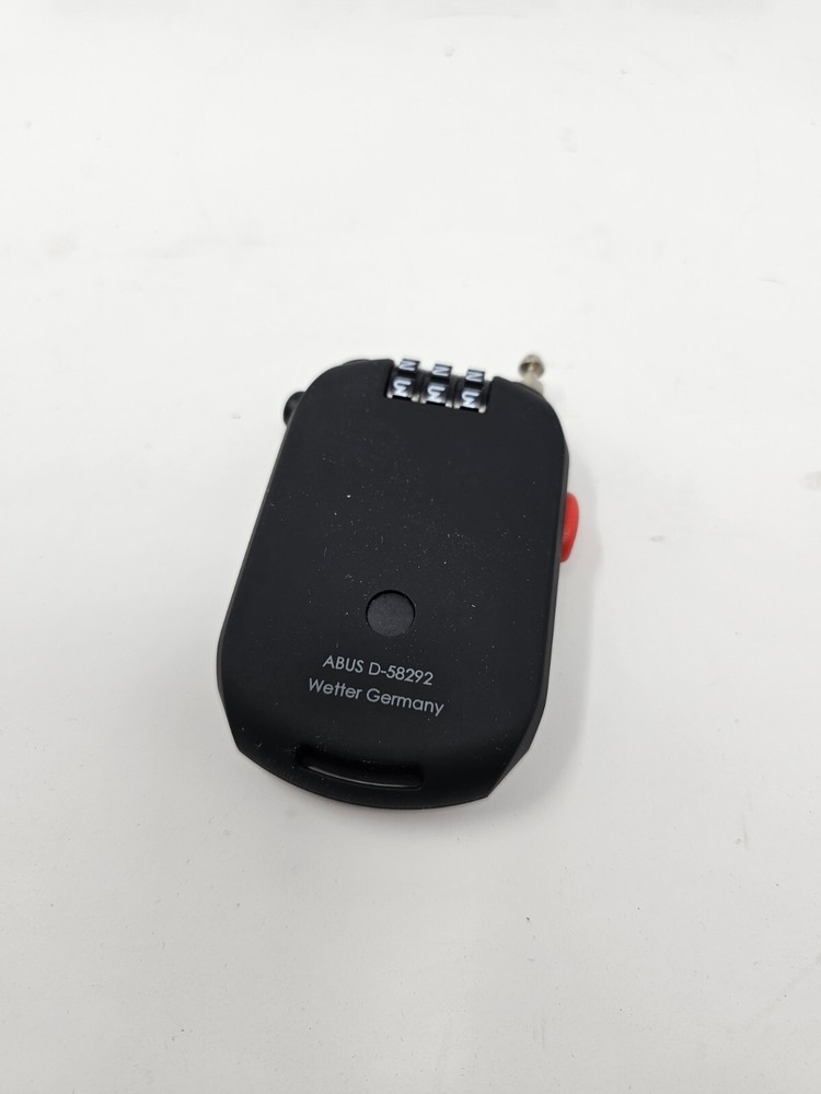 Abus 2502/85 Cable Lock Combination Key Type Plastic