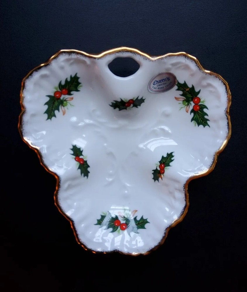 Rosina Bone China Yuletide Candy Dish