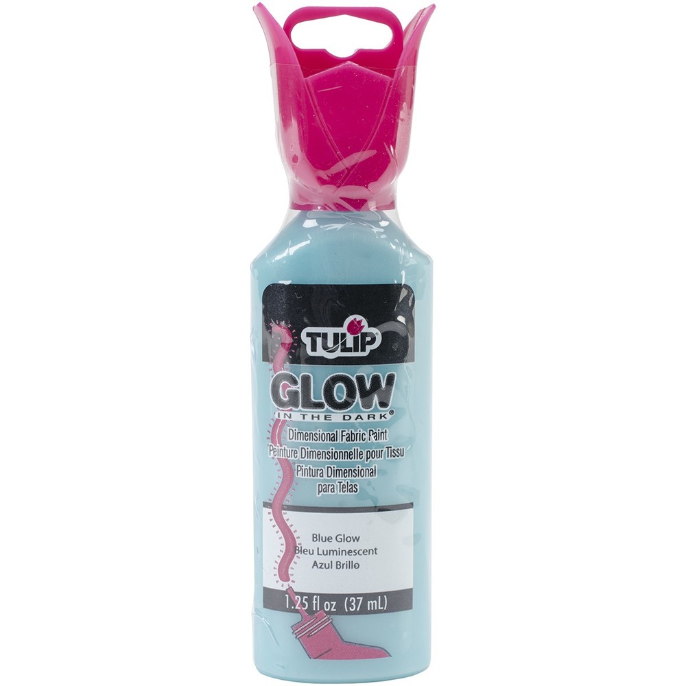 Tulip Dimensional Fabric Paint 1.25oz-Glow - Blue