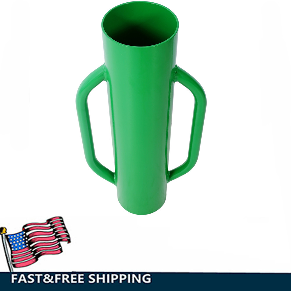 Fence Post Driver w/Handles 37LB Iron 6.5" Inner Diameter T Post Pole Pounder