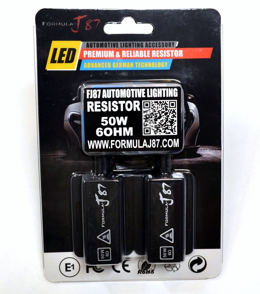 LED Load Equalizer 50W Resistor Bulb 7443 Rear Turn Signal Hyper Flash Canceler