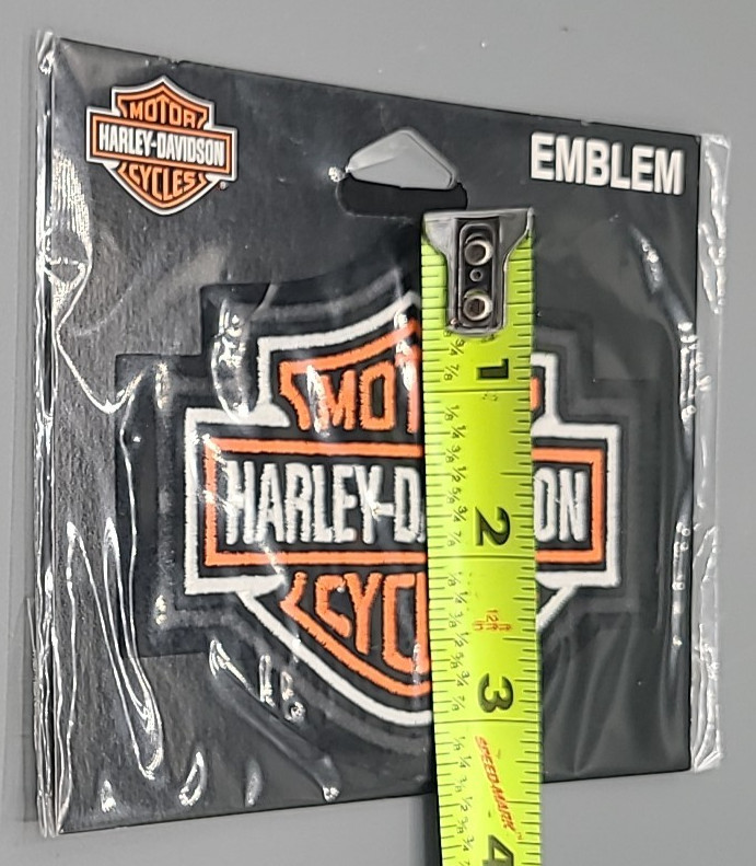 Harley Davidson Bar & Shield Emblem 2016 Patch 4 x 3.25