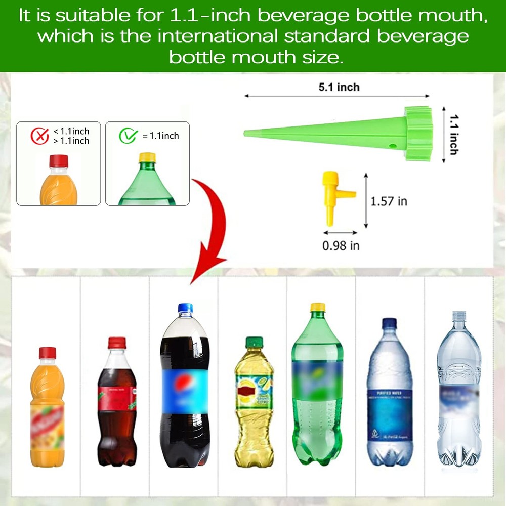 Adjustable Plant Watering Devices with Slow Release Control Switch Water Dripper
