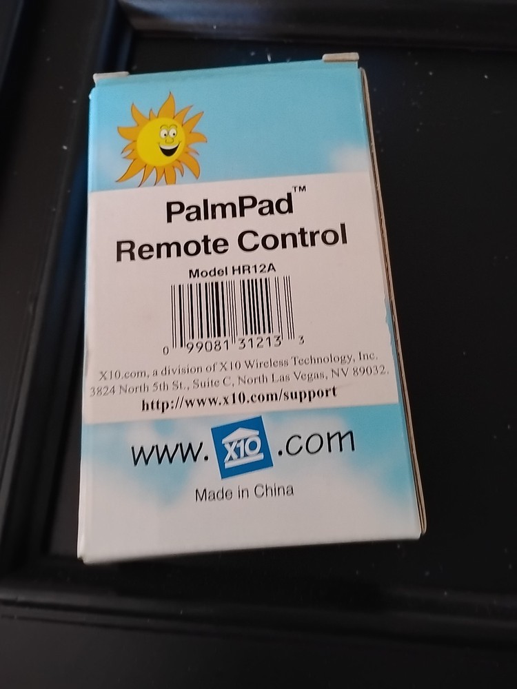 Palm Pad Remote Control X10 Wireless Technology
