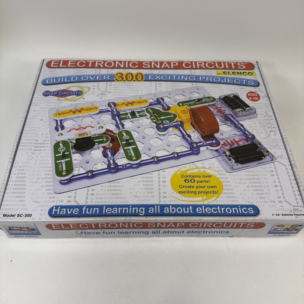 Elenco Electronic Snap Circuits Model SC-300 Project Kit  Complete