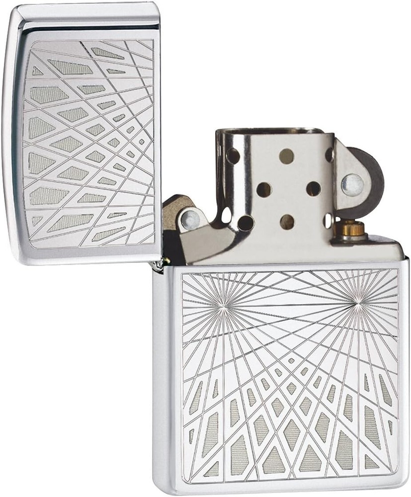Zippo Webbed Radiance High Polish Chrome 24903