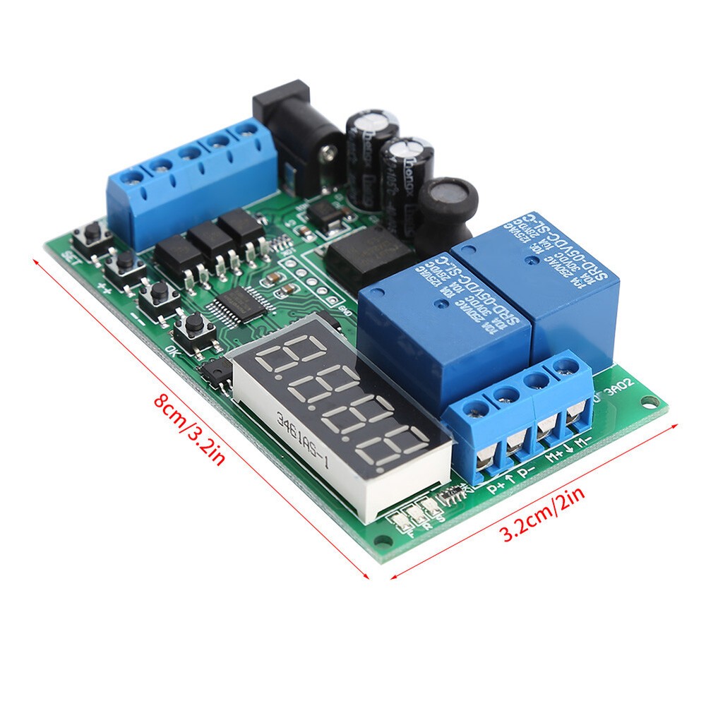 5V-24V Motors Forward / Reverse Controller Timing Delay Time Cycles Relay New