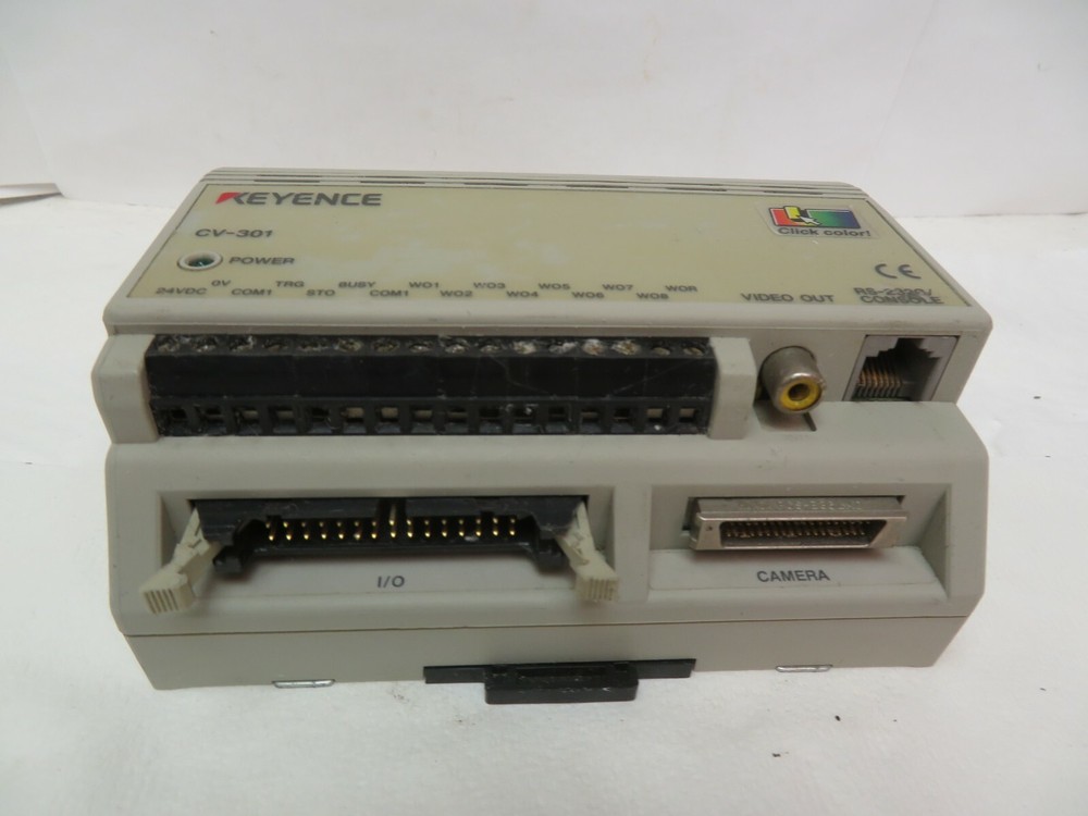 KEYENCE CV-301 MACHINE VISION CONTROLLER RS-232C