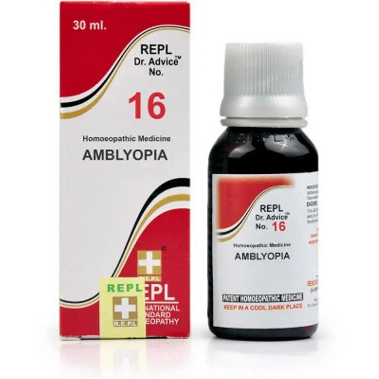 REPL Dr. Advice No 16 (Amblyopia) (30ml) Floaters in Eyes,Vision problems