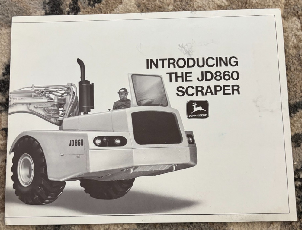 John Deere 860 Scraper Brochure AMIL25
