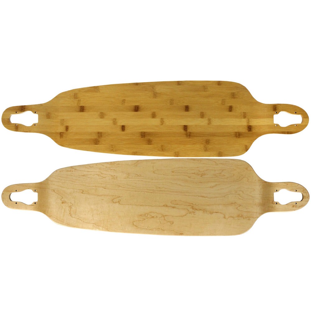 Moose Longboard Complete 9.75" x 39.75" Double Drop Down Through Baked Bamboo