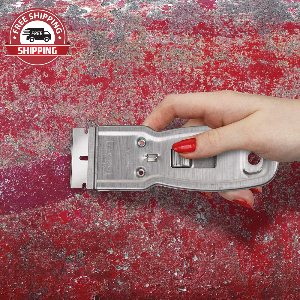 Techni Edge Razor Blade Scraper Tool Razor Blade Holder Window Scraper No Blades