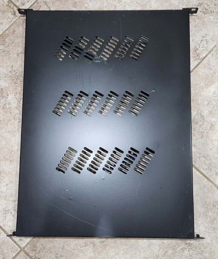 Pair of 19" Rack Mount Adjustable/Extendable Network/Keyboard Mouse Shelf Trays