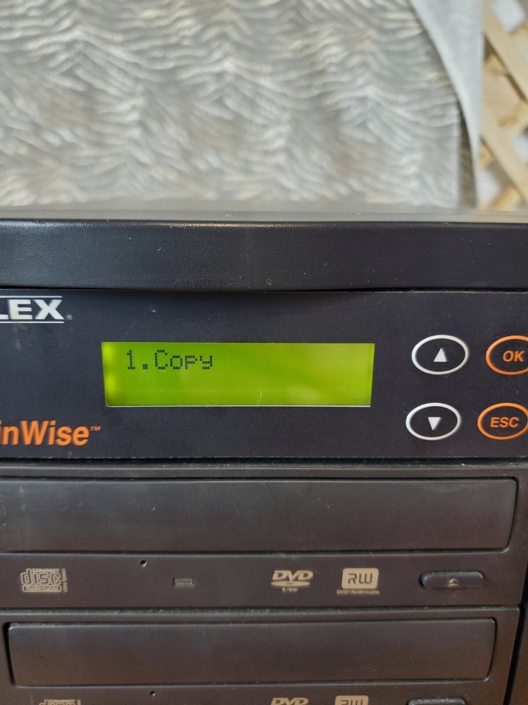 Telex Spinwise CD/DVD Disc Duplicator Copier w/ 3 Drive Bays TESTED & WORKS
