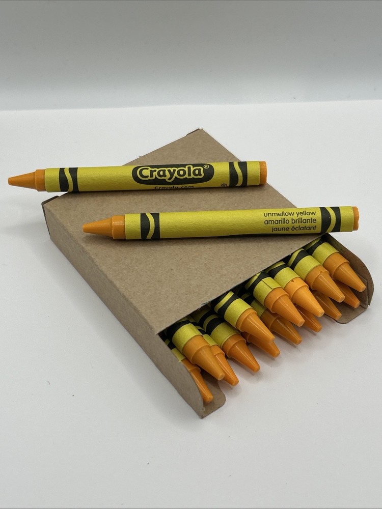 (16) Crayola Crayons (unmellow yellow) BULK