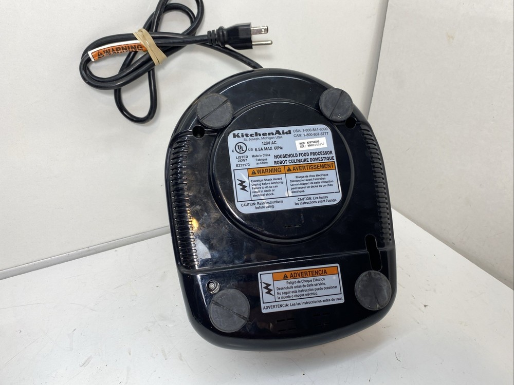 KitchenAid Food Processor 12 Cup KFP750CRO Chrome Replacement *Motor Base Only