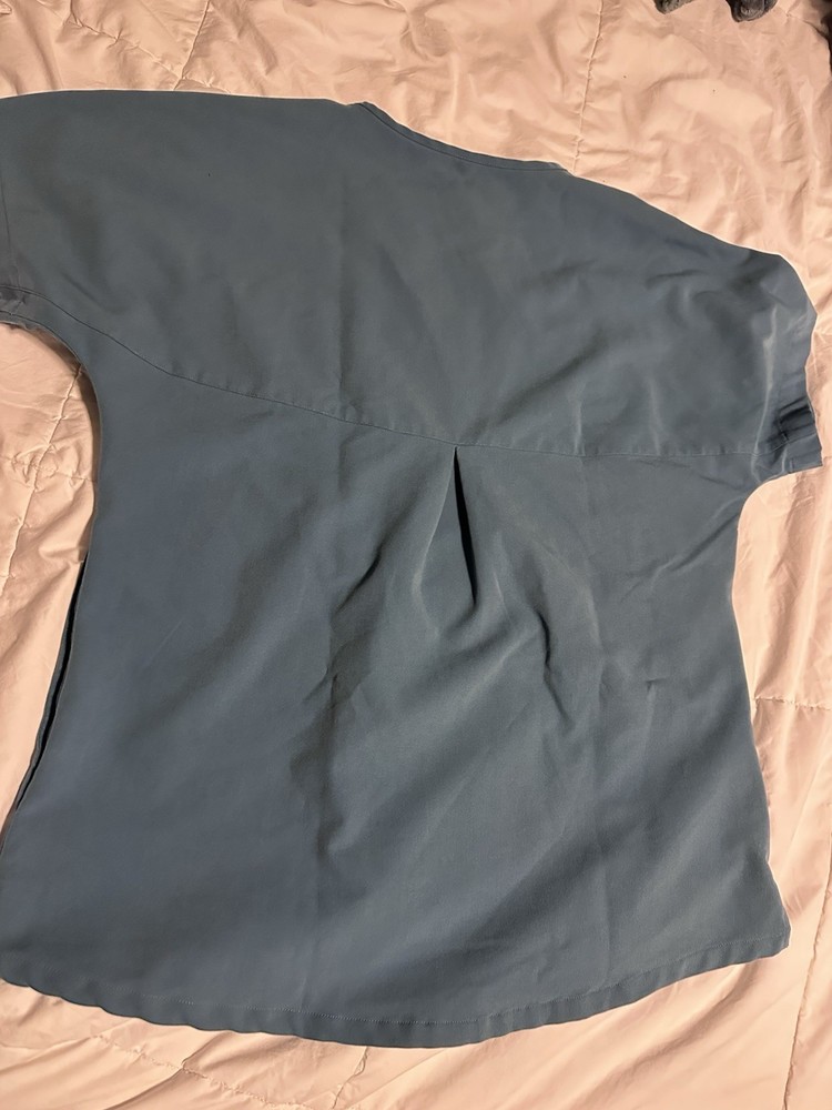 Mandala Scrubs Top and Bottom Pants Set Medium M Blue