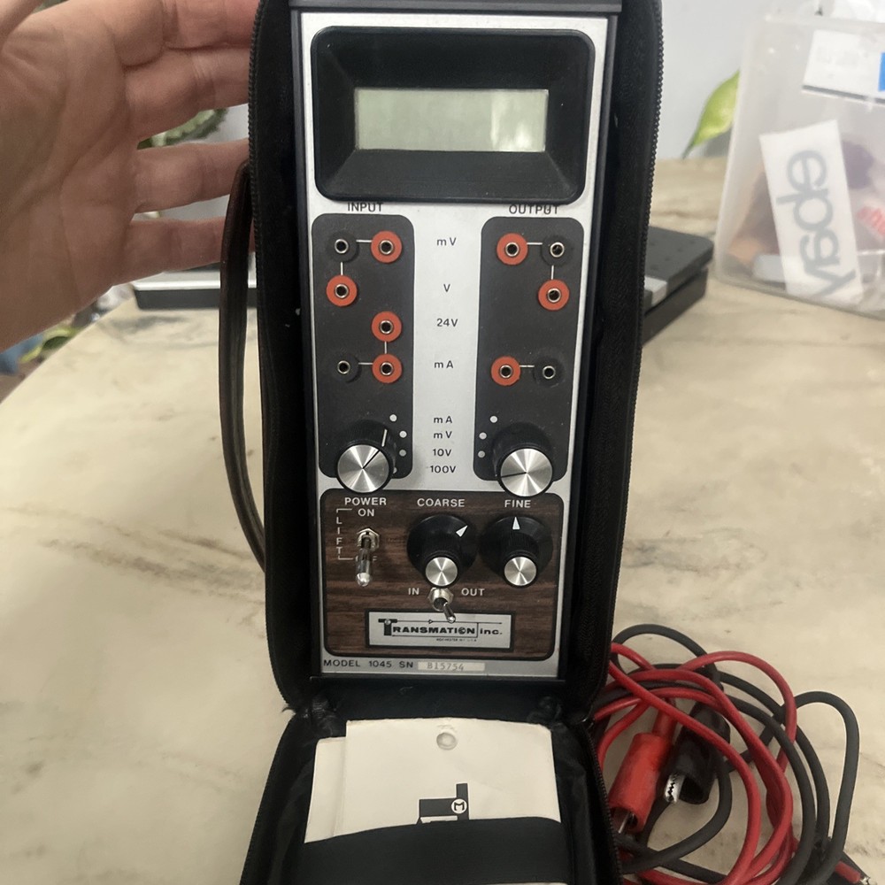 Transmation Model 1045 Digital Process Signal Calibrator Not Tested